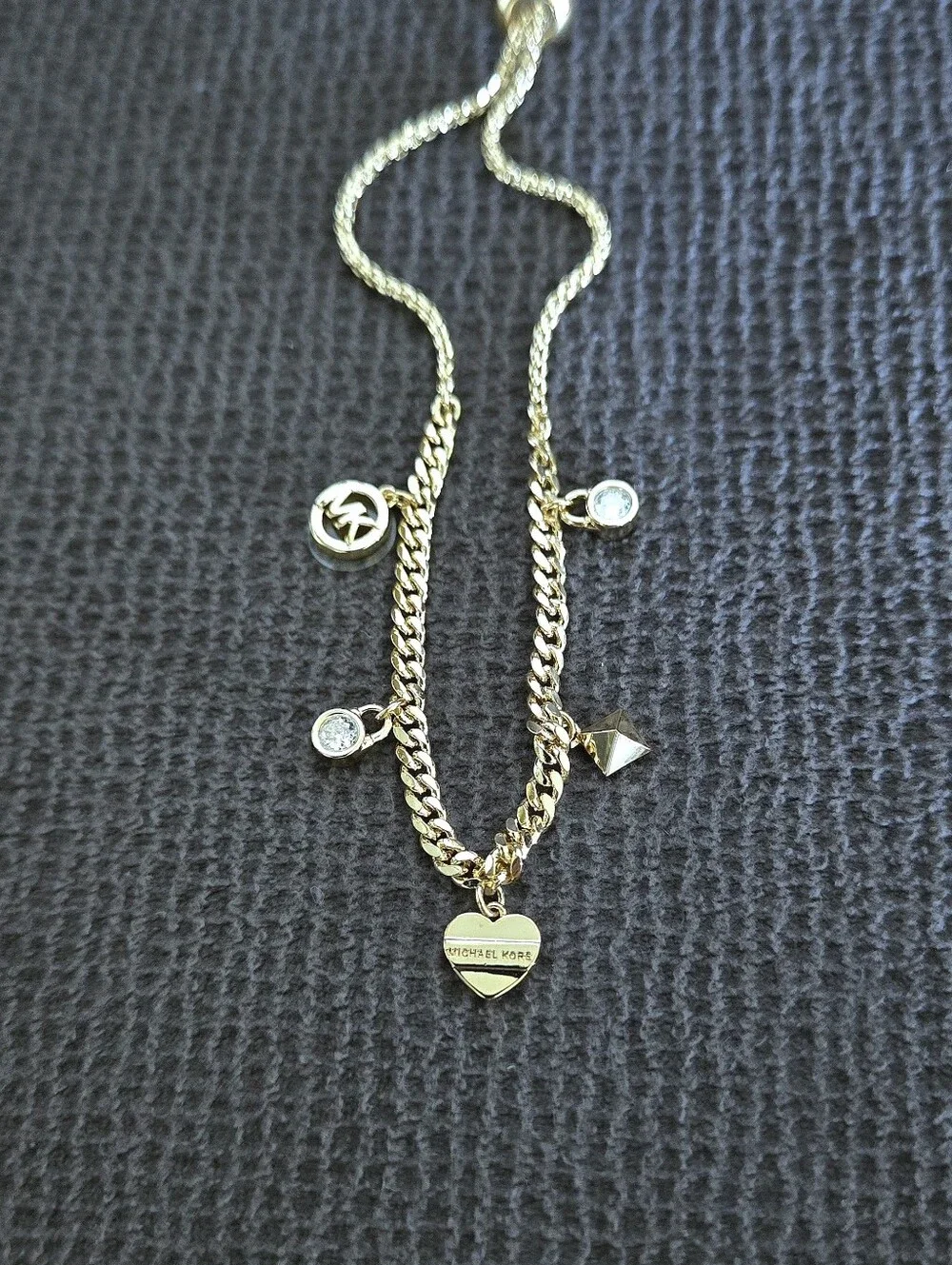 Michael Kors Gold💛 Charms Slider Bracelet -  NIB